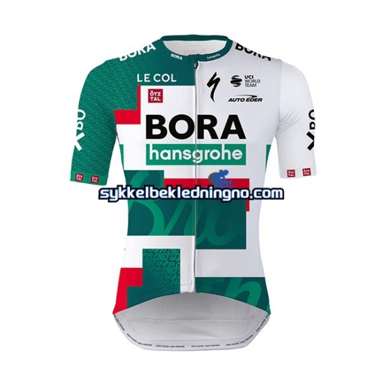 Herre 2022 Bora-Hansgrohe sykkeldrakt Kortermet N002