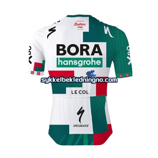 Herre 2022 Bora-Hansgrohe sykkeldrakt Kortermet N002