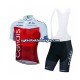 Herre 2022 Cofidis Pro Team sykkeldrakt + bib sykkelshorts N001