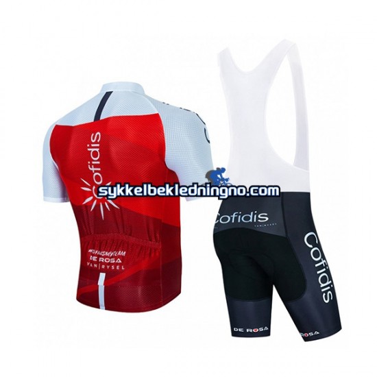 Herre 2022 Cofidis Pro Team sykkeldrakt + bib sykkelshorts N001