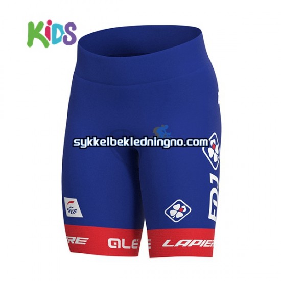 Barn 2022 Groupama-FDJ sykkelshorts N001