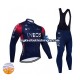 Herre 2022 Ineos Grenadiers Vinter sykkeldrakt + bib cykeltights N001