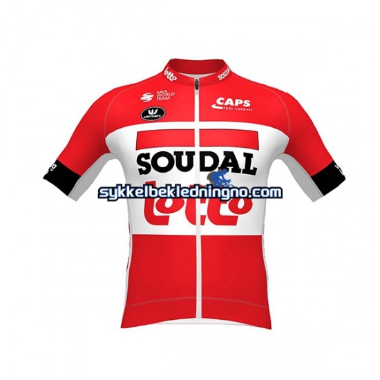 Herre 2022 Lotto Soudal sykkeldrakt Kortermet N001