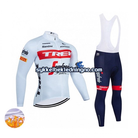 Herre 2022 TREK Segafredo Vinter sykkeldrakt + bib cykeltights N001