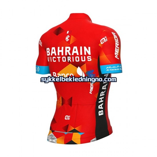 Herre 2022 Team Bahrain Victorious sykkeldrakt Kortermet N001