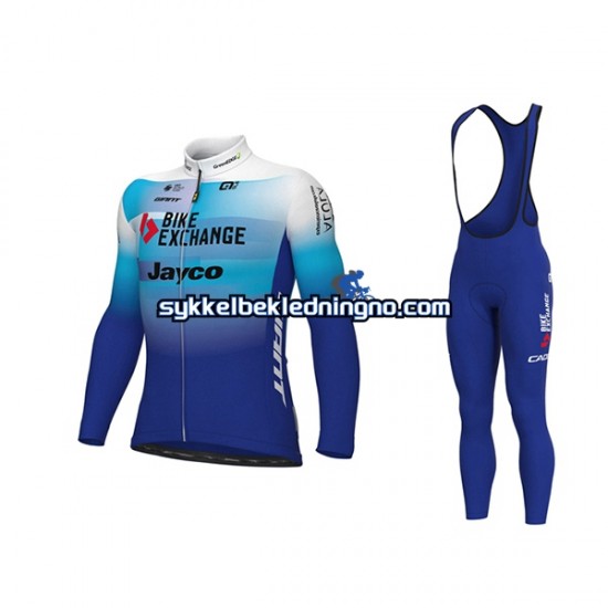 Herre 2022 Team BikeExchange-Jayco sykkeldrakt + bib sykkelbukse N001