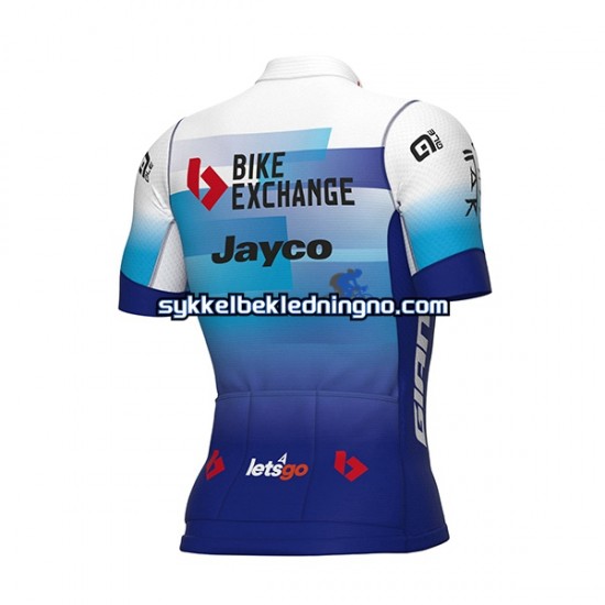 Herre 2022 Team BikeExchange-Jayco sykkeldrakt Kortermet N001