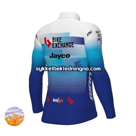 Herre 2022 Team BikeExchange-Jayco sykkeldrakt vinter N001