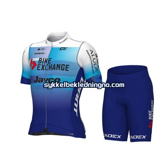 Dame 2022 Team BikeExchange-Jayco sykkeldrakt + sykkelshorts N001