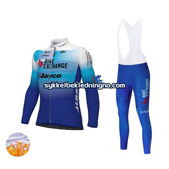 Herre 2022 Team BikeExchange-Jayco vinter bib cykeltights N003