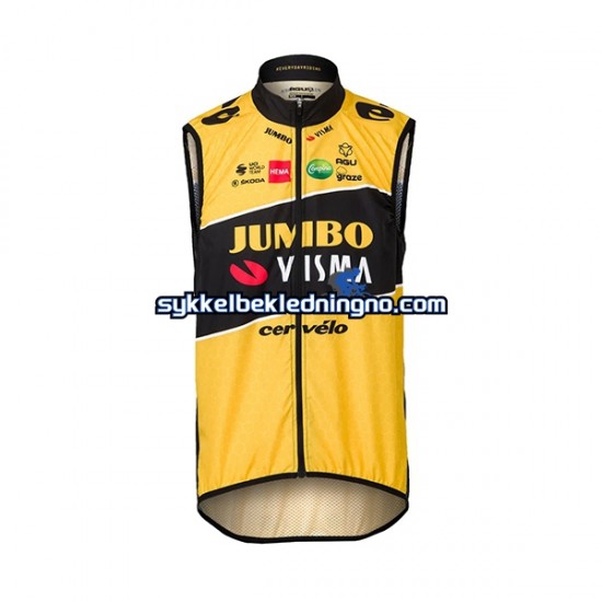 Herre 2022 Team Jumbo-Visma Sykkelvest N001