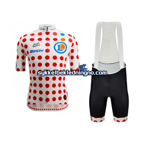 Herre 2022 Tour de France sykkeldrakt + bib sykkelshorts N001