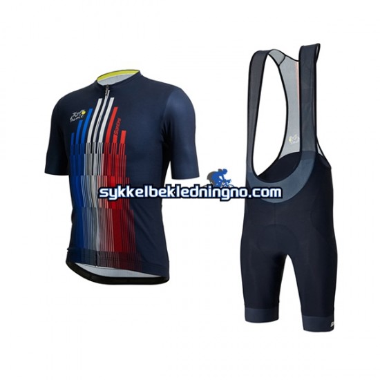 Herre 2022 Tour de France TRIONFO sykkeldrakt + bib sykkelshorts N001