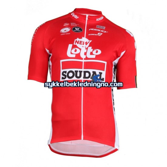 Herre Tour de France 2018 Lotto Soudal sykkeldrakt Kortermet N001