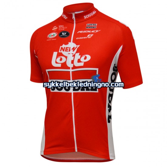 Herre Tour de France 2018 Lotto Soudal sykkeldrakt + sykkelshorts N001